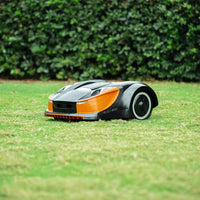 28-Volt 8 In. Cutting Width Robot Lawn Mower Revola X4E Mower, Brushless Wheel Motors, Cloudhawk App and Wifi Control