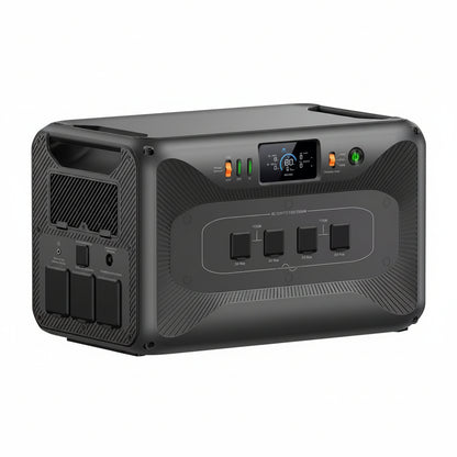 3840W Continuous/7680W Peak Output 2764Wh Portable Power Station, Push Button Start Battery Generator for Home Backup