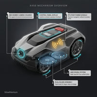 Robot Lawn Mower Built for Large Yards, RTK Navigation, 360° Camera, AWD System, 1.5 Acre Coverage — How It Works